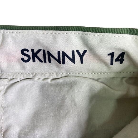 Crewcuts Size 14 Skinny Jeans Green Khaki - Picture 4 of 6